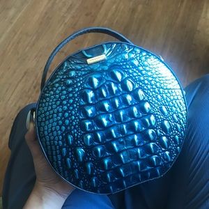 Blue/Green Tin Can Brahmin Crossbody